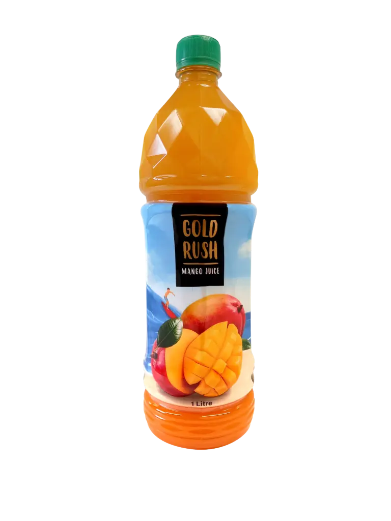CRM-GoldRush Mango Juice 1lt 12 Pack Bottles
